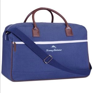 Tommy Bahama canvas duffel bag